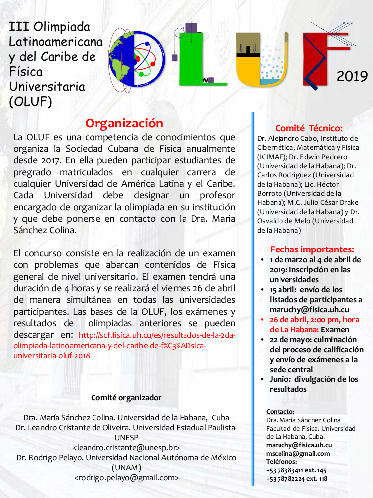 Anuncio 3era OLUF 2019